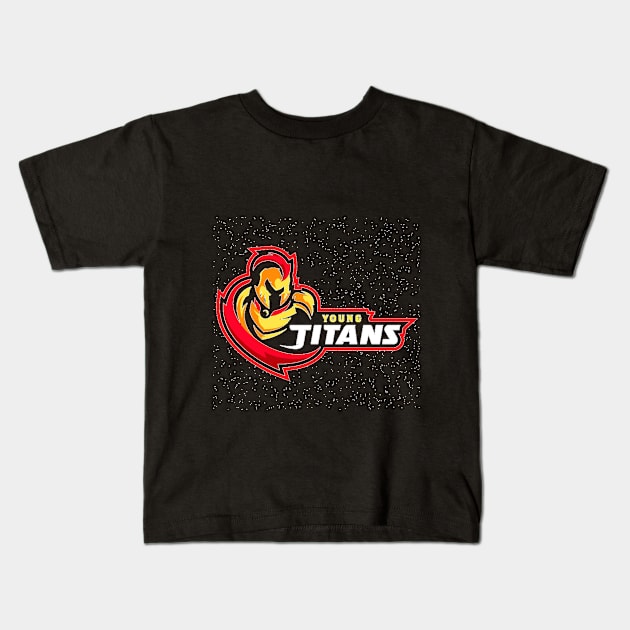 titans game Kids T-Shirt by MohamedKhaled1